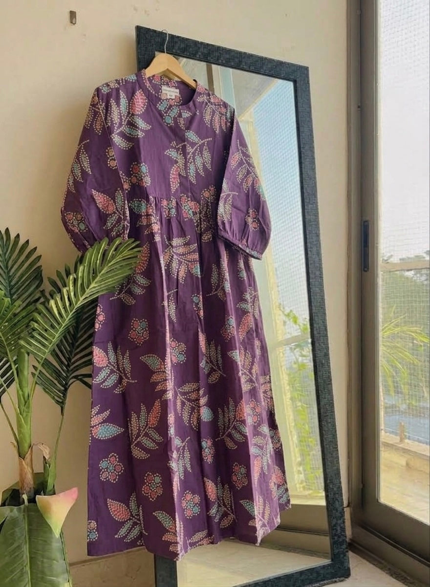 Bandhej feminine Kurta Dress