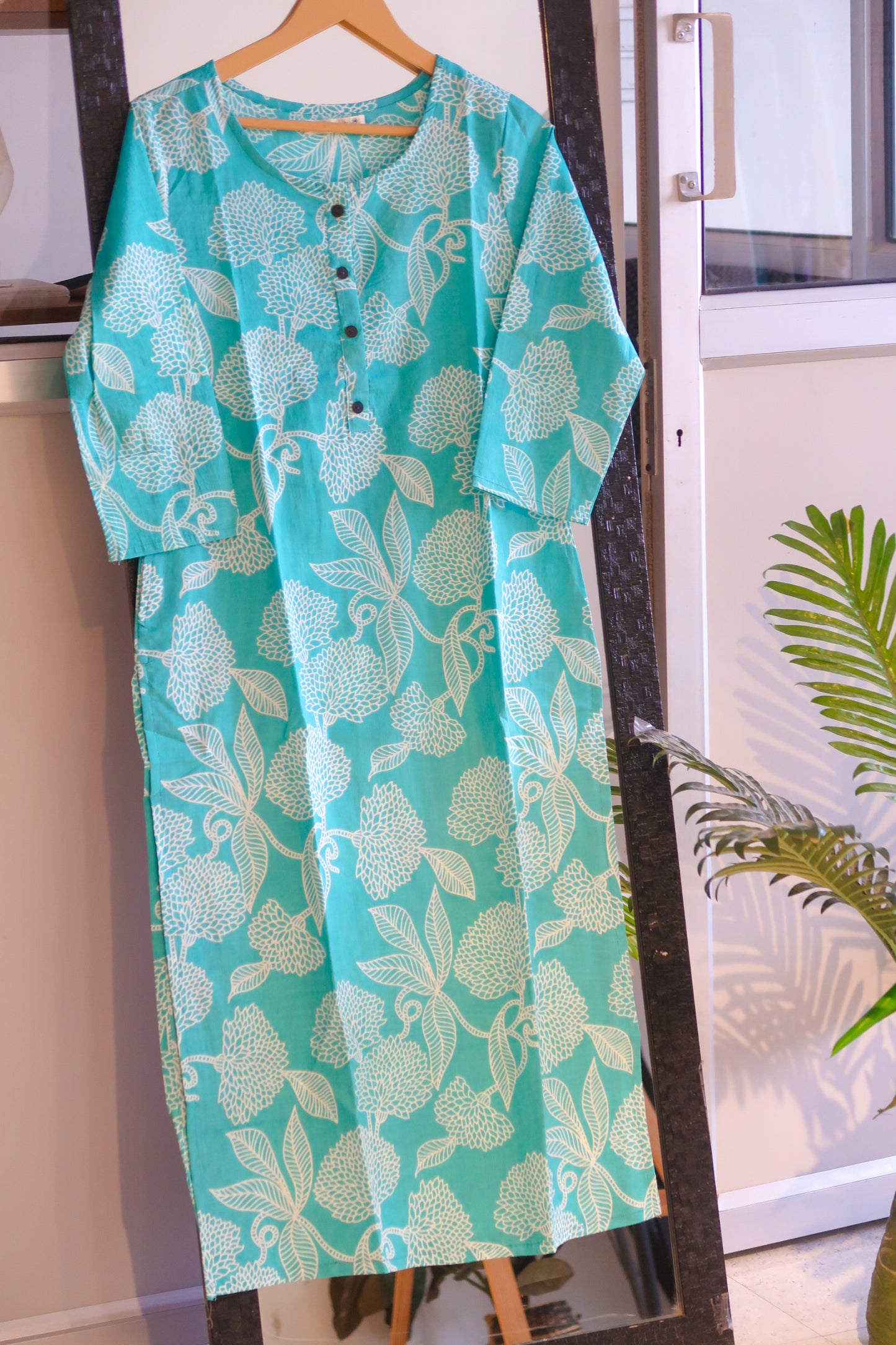 Abundance Blue Kurta - Daily Essential