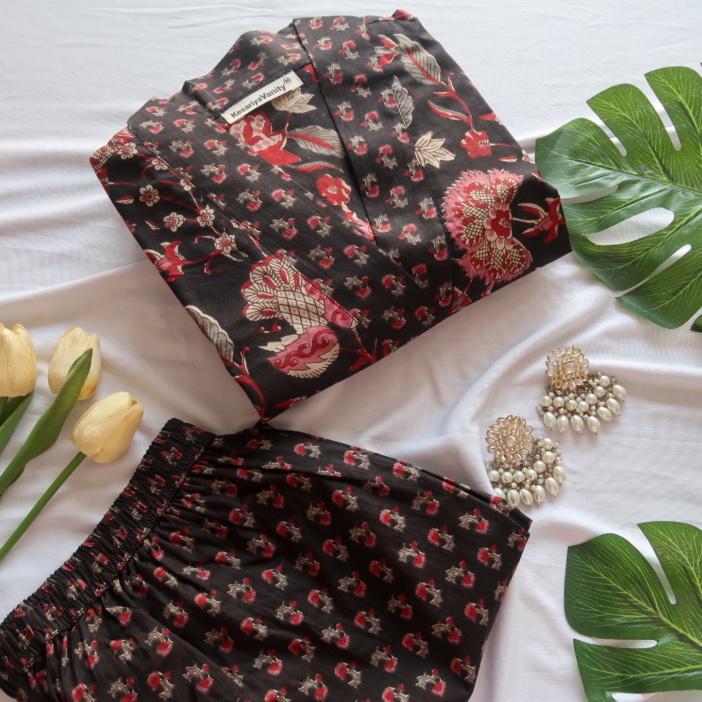 Midnight Bloom Suit Set - Raahat3.0