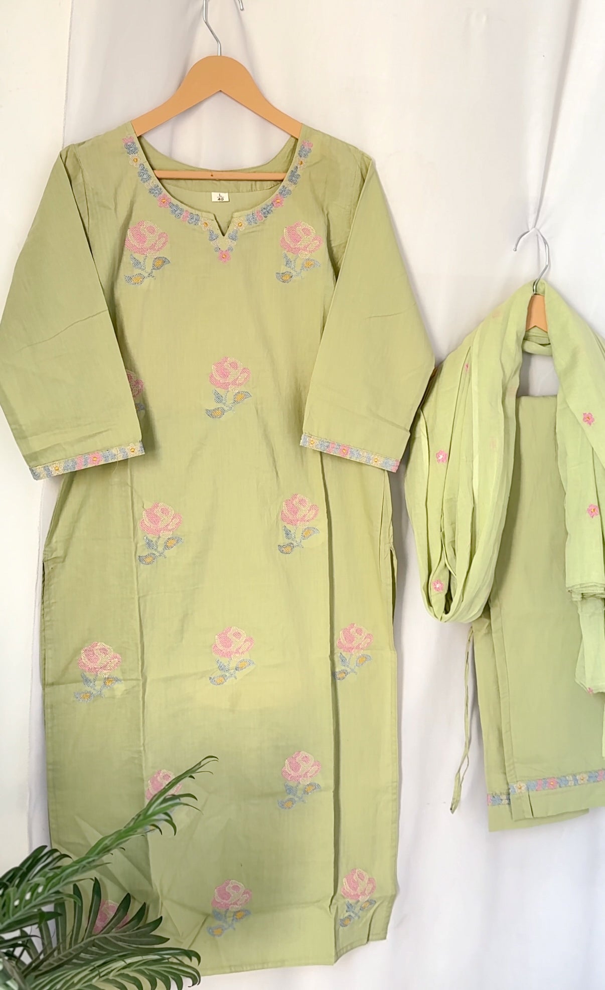 Powder green Suit set - phool