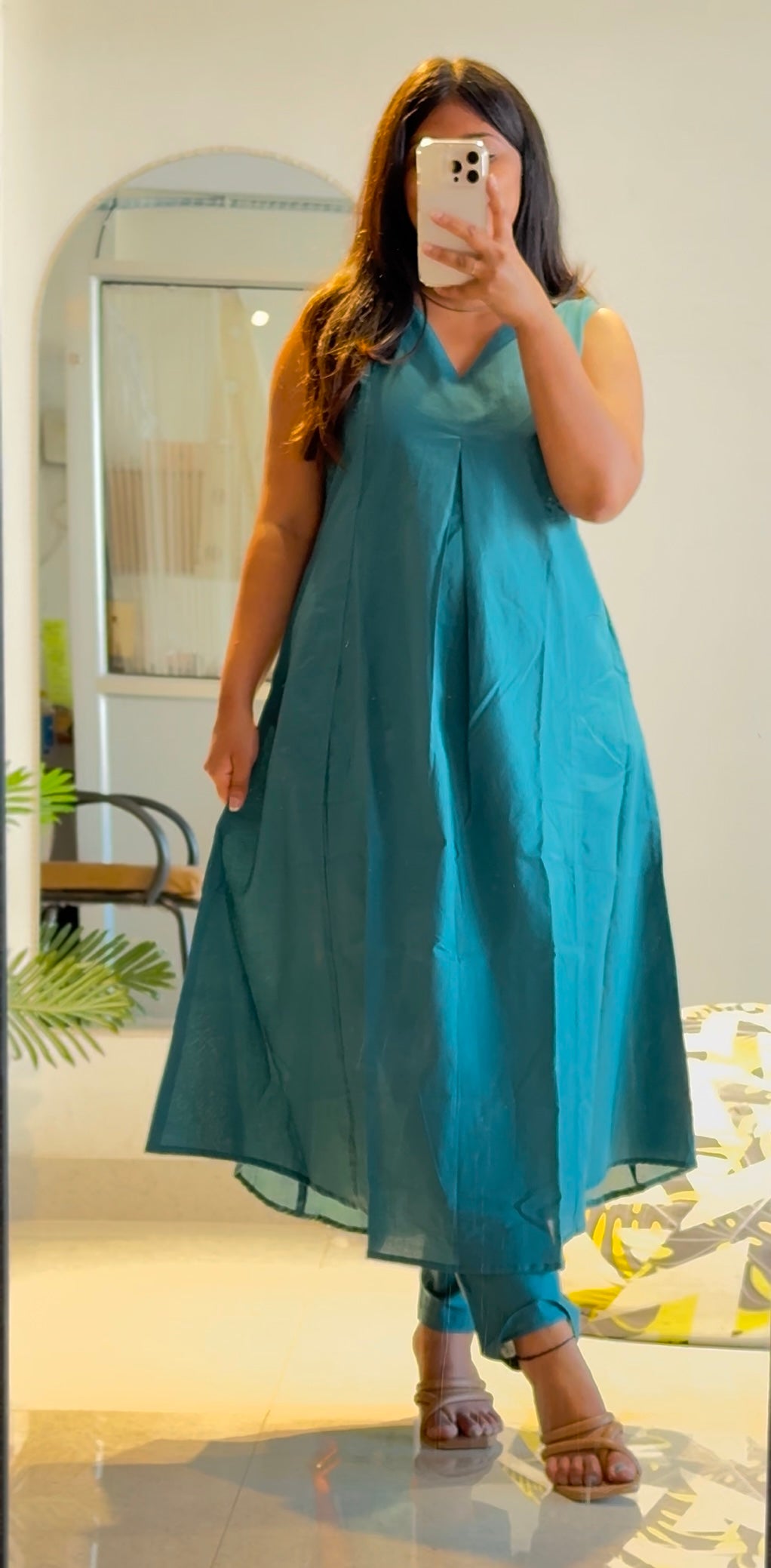 Minimal Green Comforter Suit Set