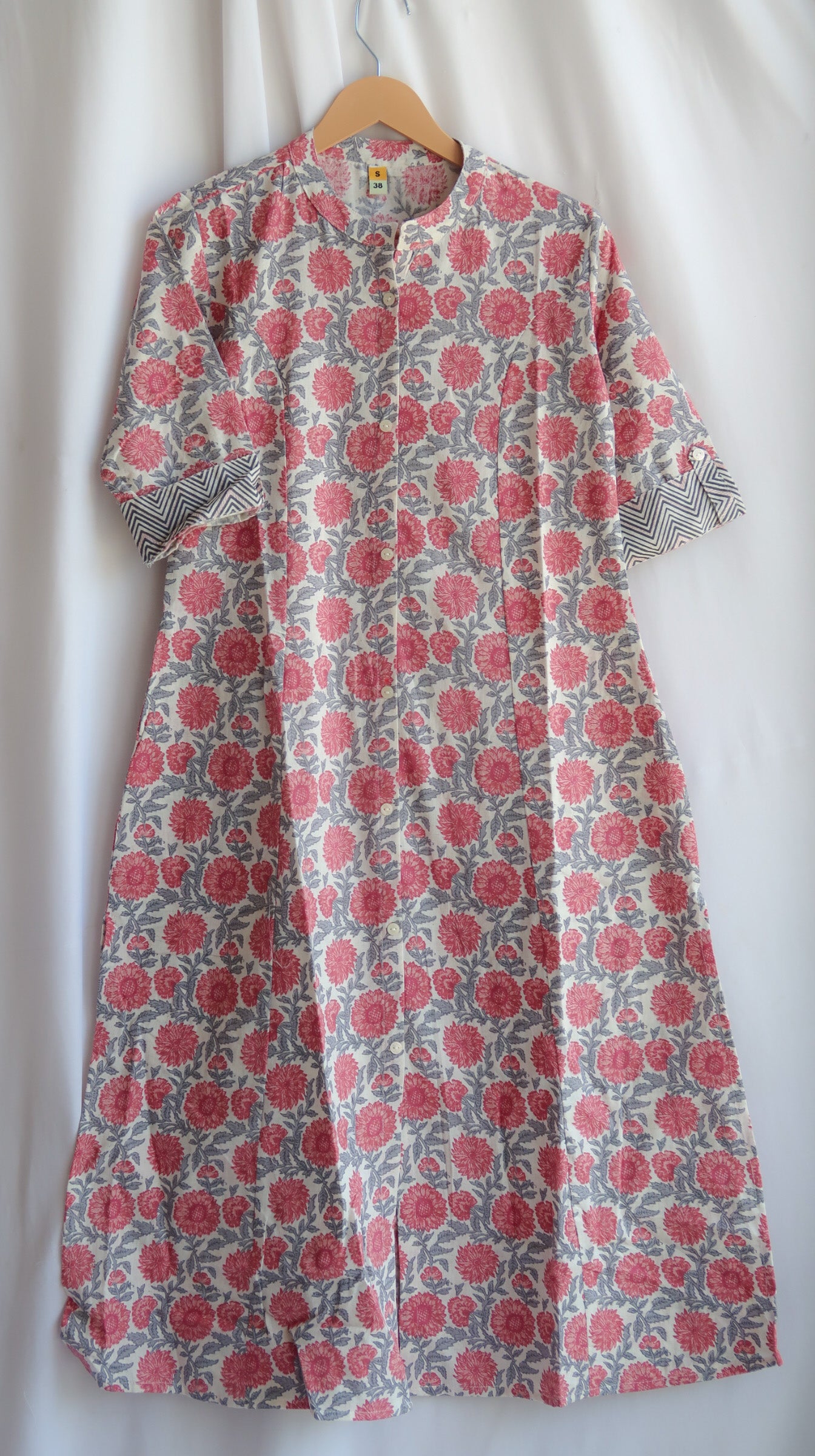 Regular Wear: Scarlet Blossom Long Kurta