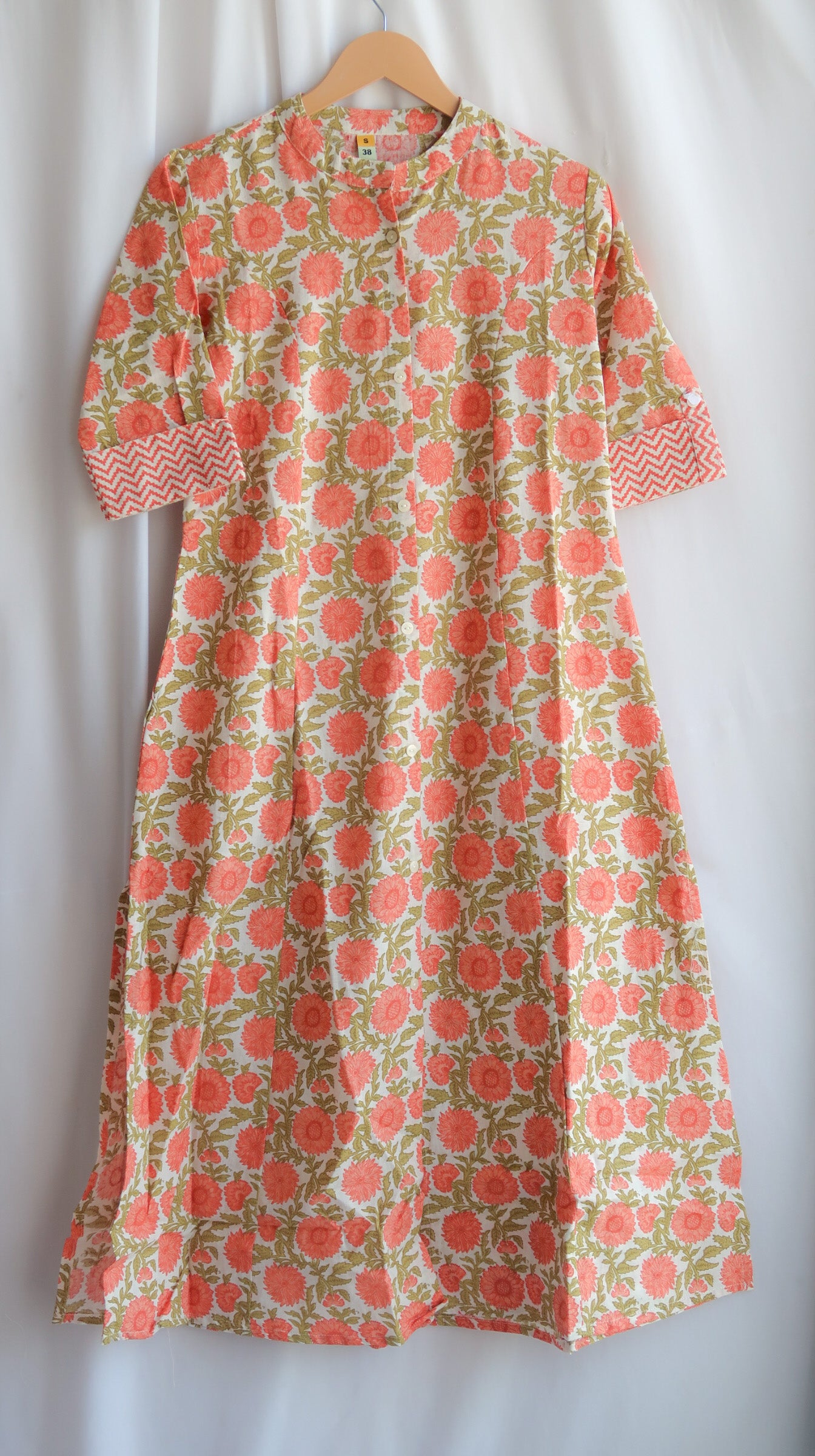 Regular Wear: Flamingo Meadow Serenity Long Kurta