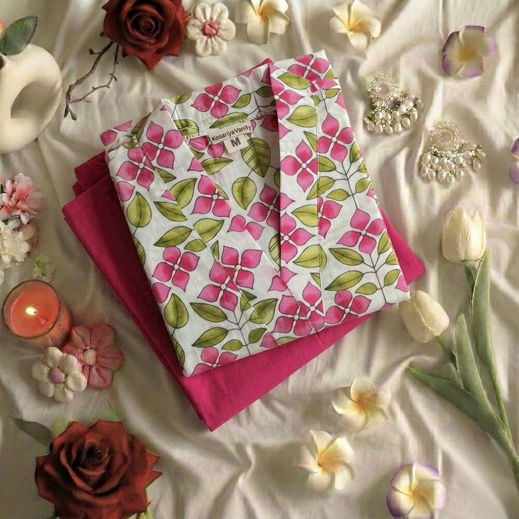 Pink Whimsy Relaxed Salwar Suit Set