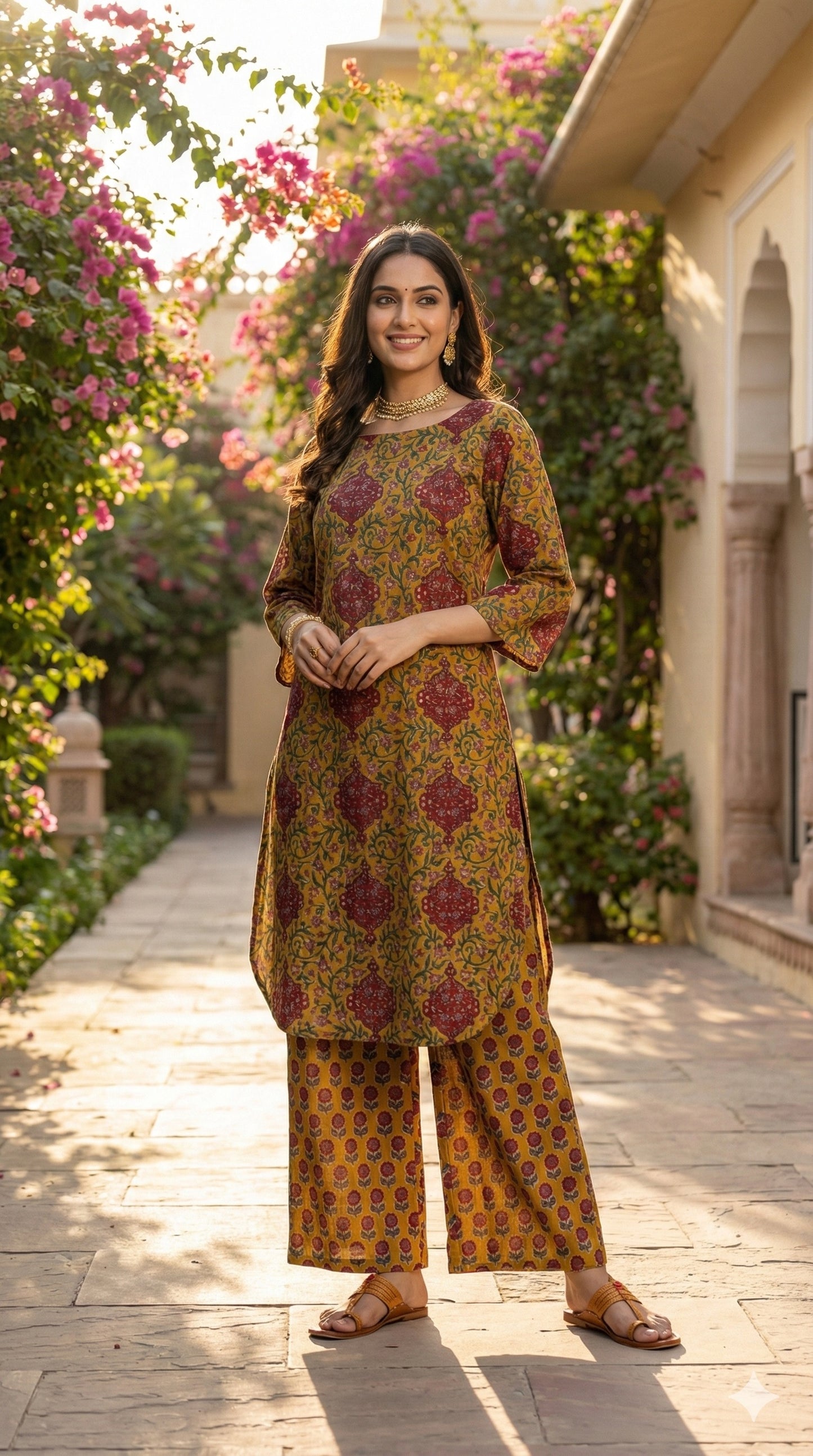 Gulmohar Suit Set - Kashti 1.0