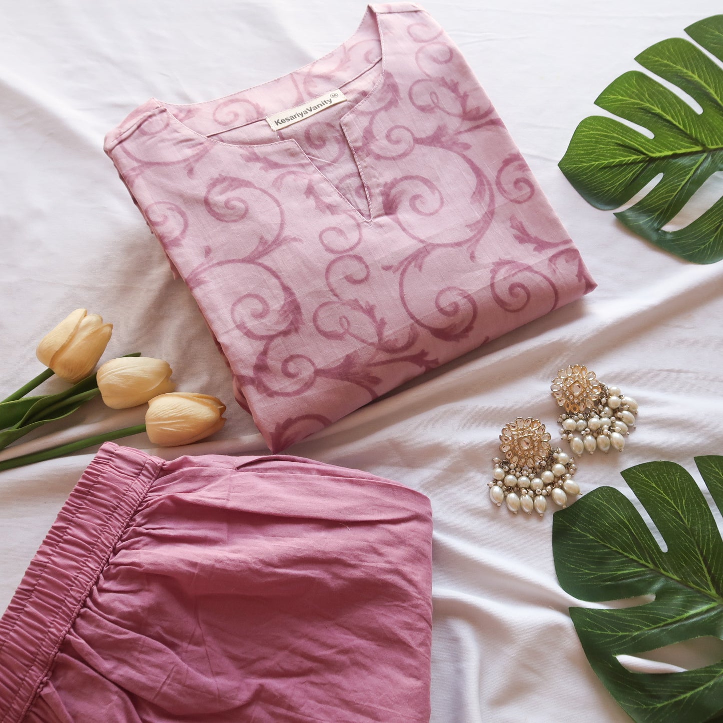 Lilac Orchid Suit Set - Chhaav 1.0