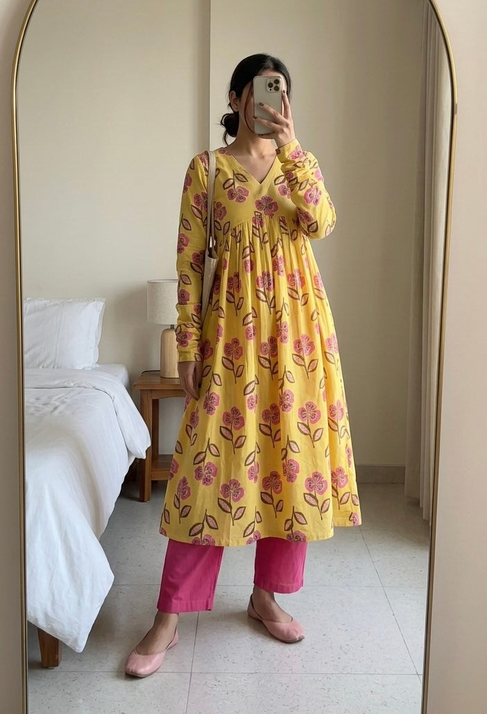 Lime Gulaab Chudidar Suit Set