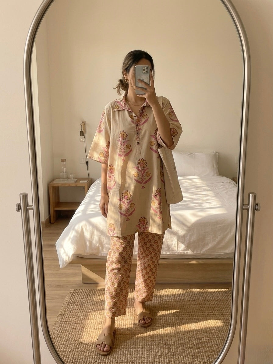Chikoo Comfy Suit Set