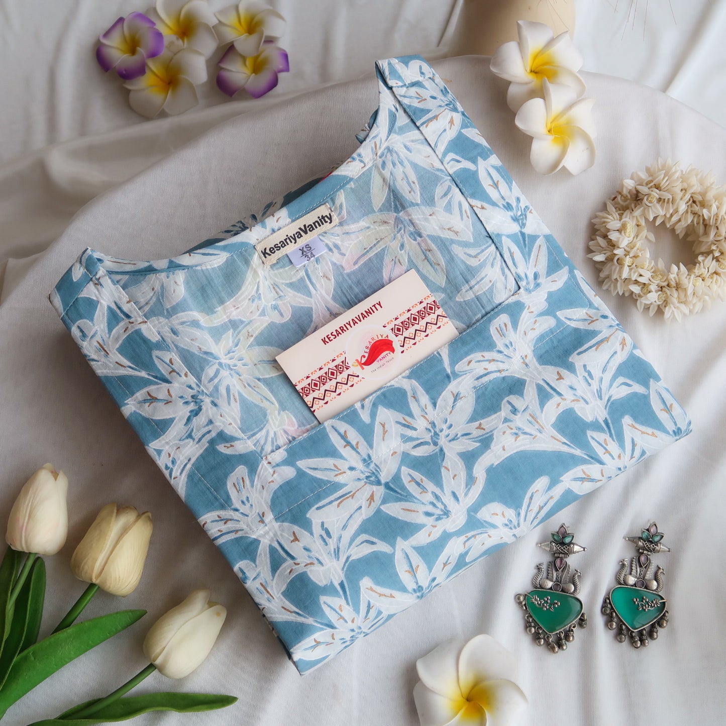 Water Orchids Kurta - SALE