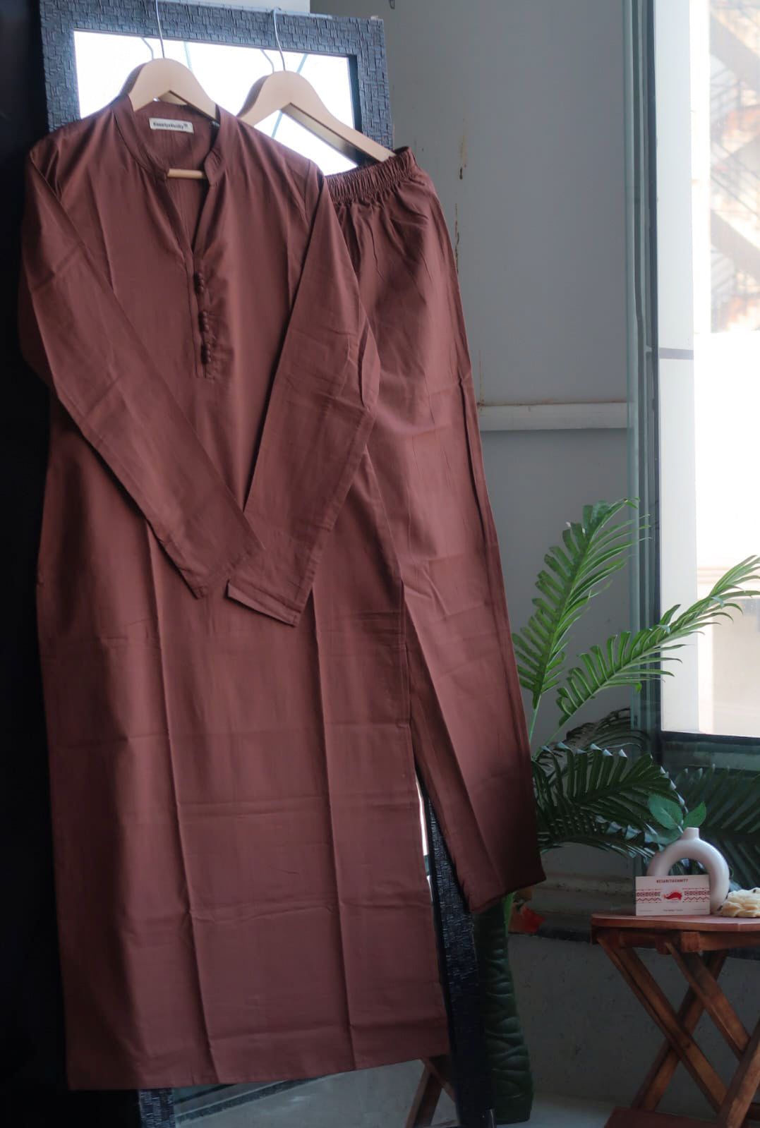 Coffee Charm Suit Set