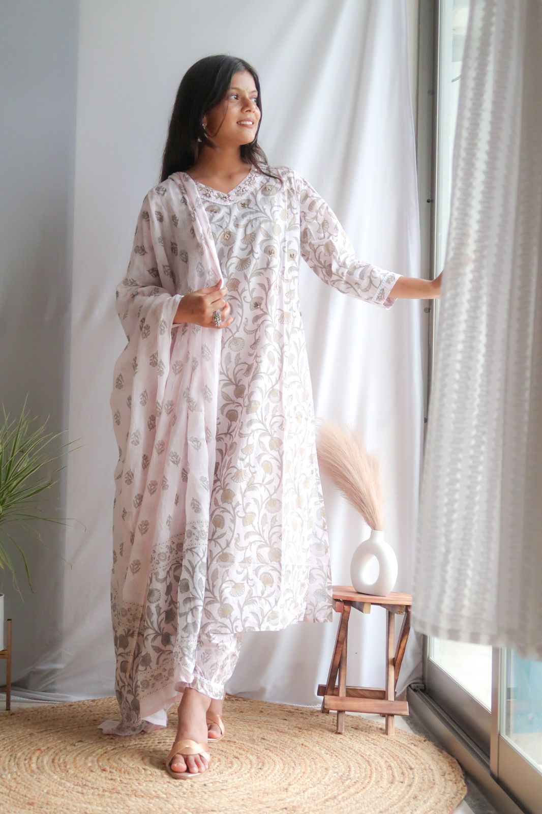 Blossom Mauve Pink Suit Set
