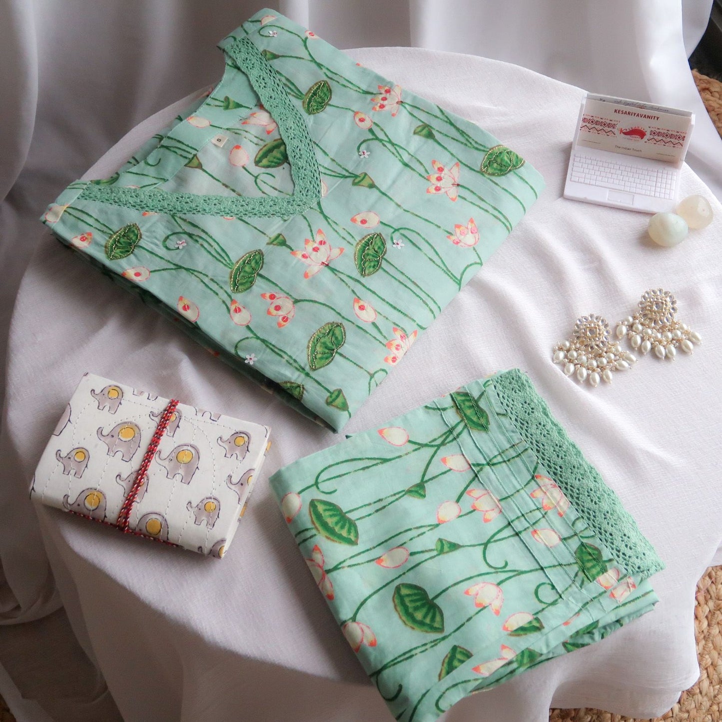 Saadgi Cotton Suit Set
