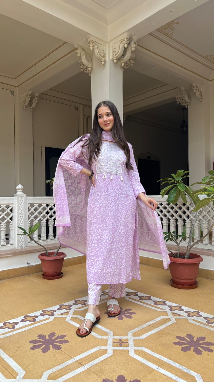 Lavender Starlight Suit Set