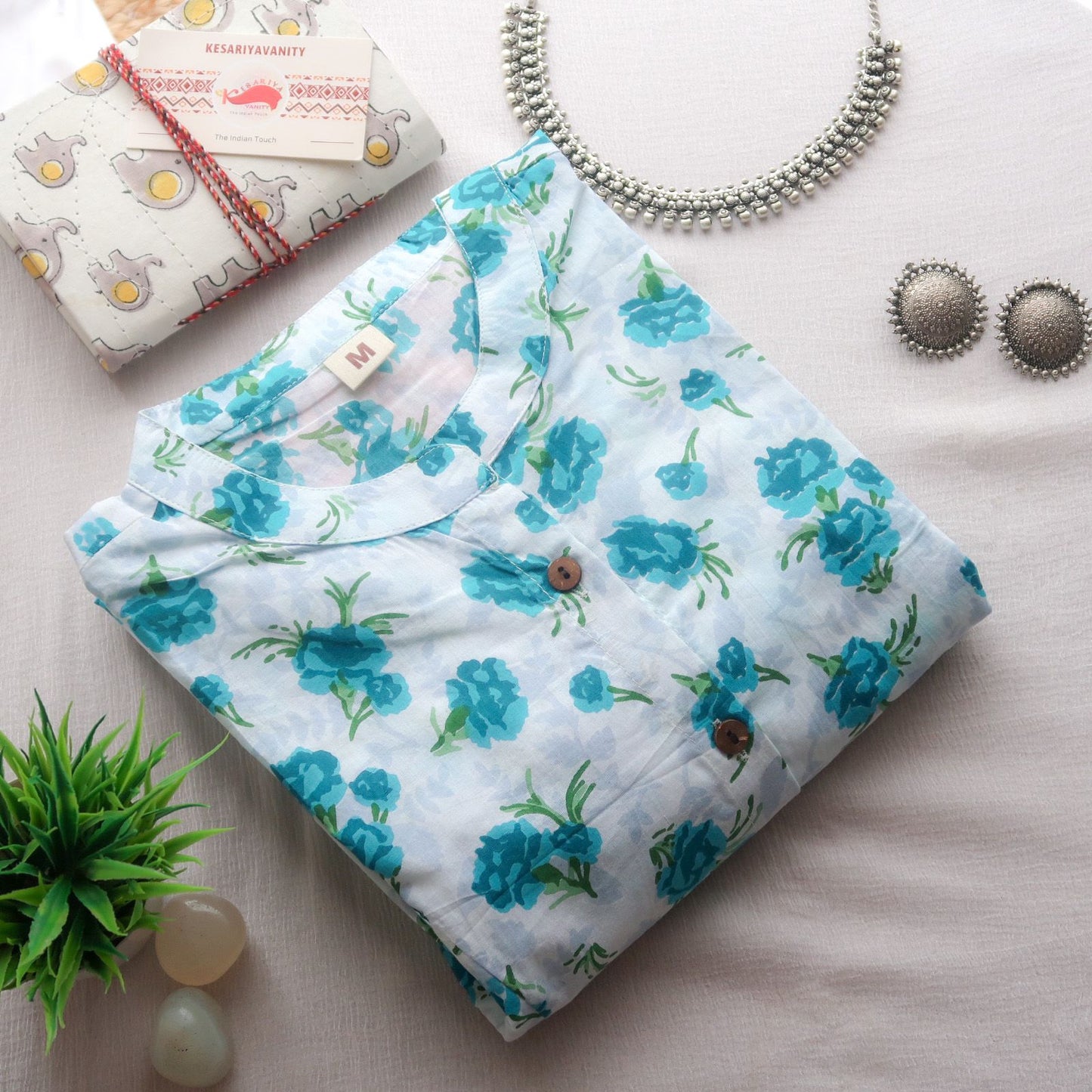 Daily Essential: Sky Whispers Long Kurta