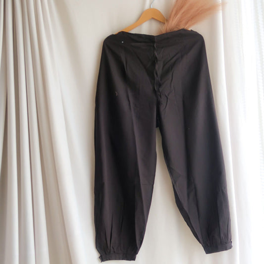 Urban Elegance  Black Harem Pants
