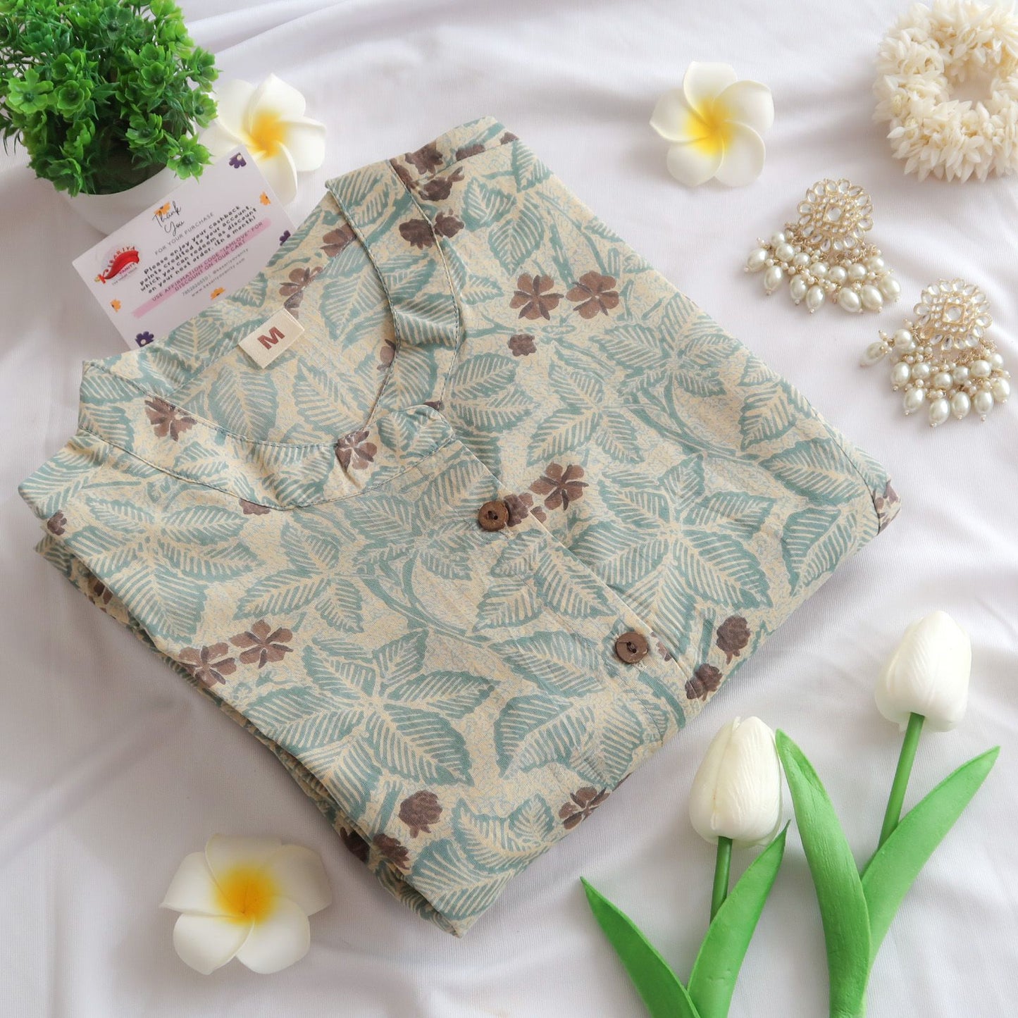 Daily Essential: Creamy Vanilla Long Kurta