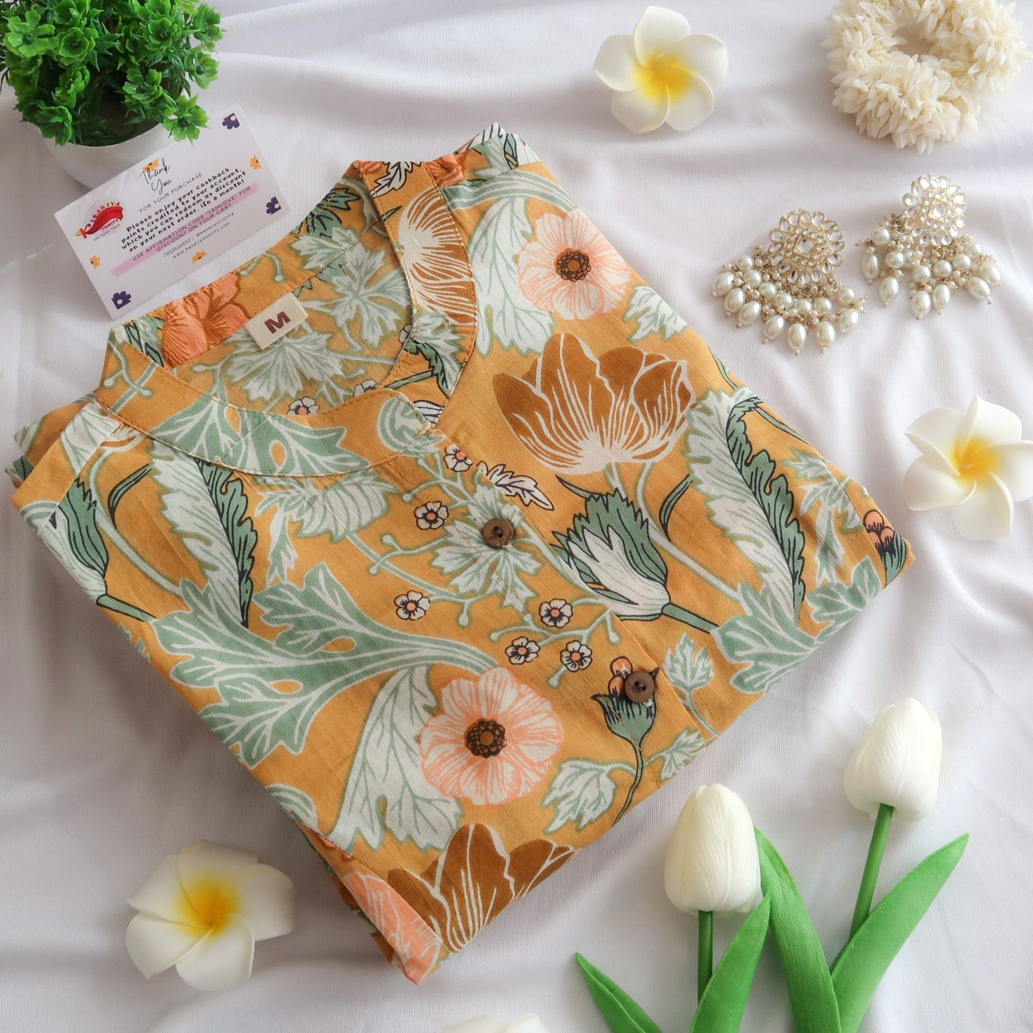 Daily Essential: Mellow Yellow Long Kurta