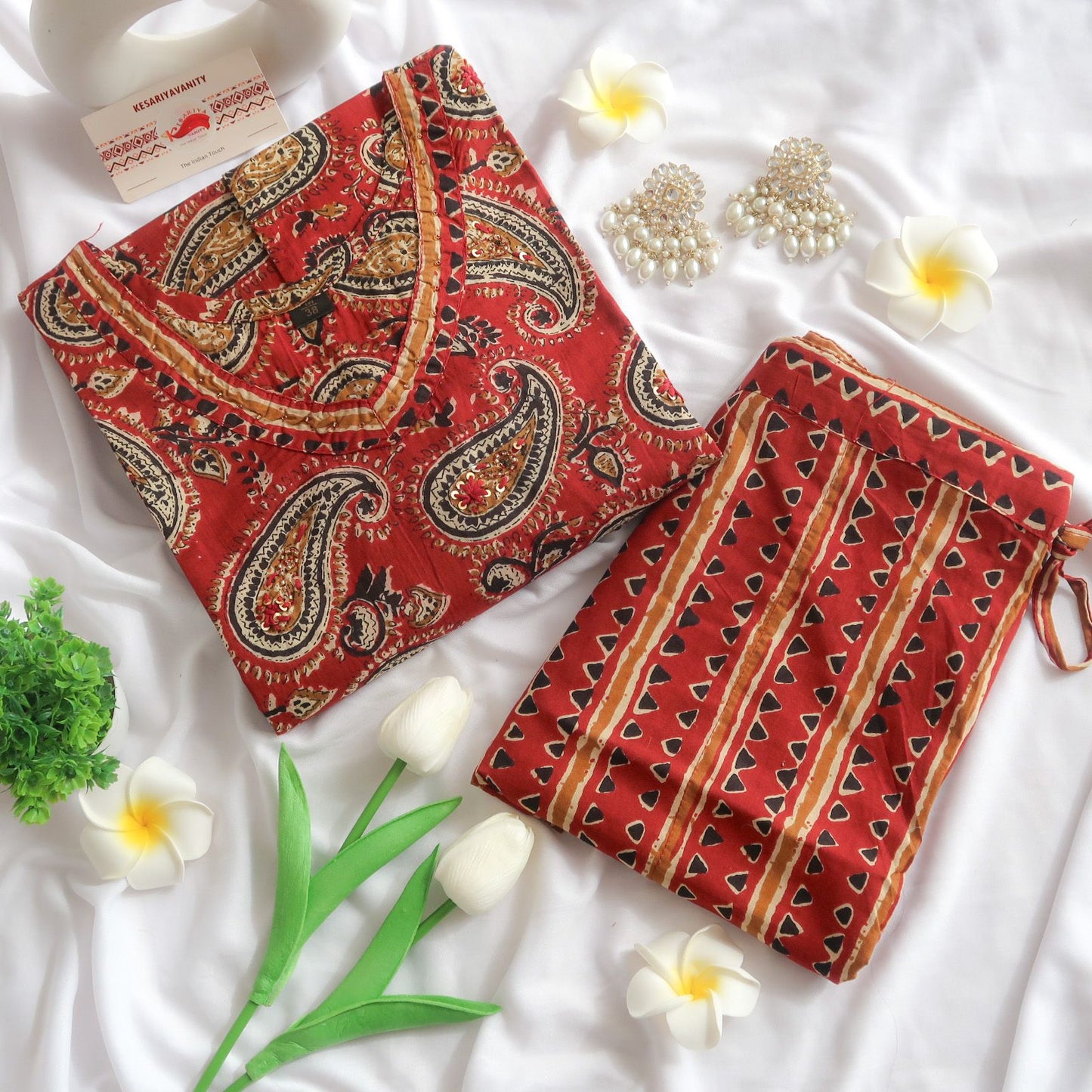 Crimson Bootie Elegance Suit Set