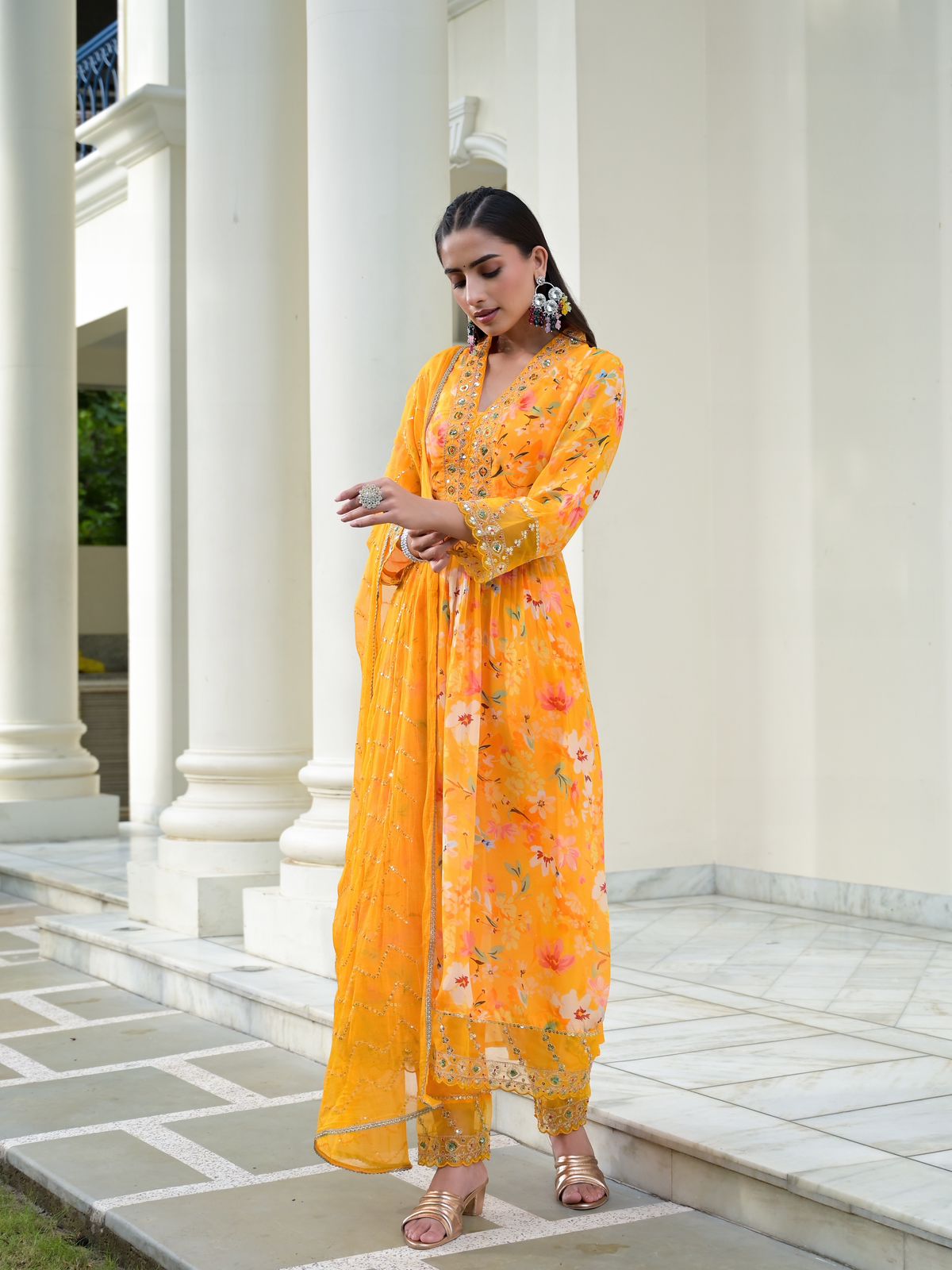 Pushpa Varsha Festive Special Suit Set