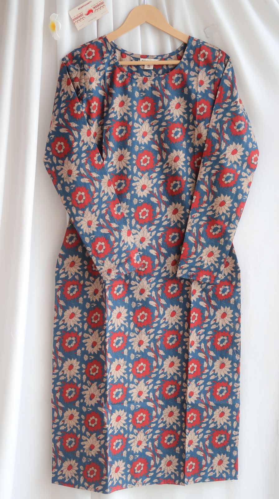 Midnight Garden full Sleeves Long Kurta