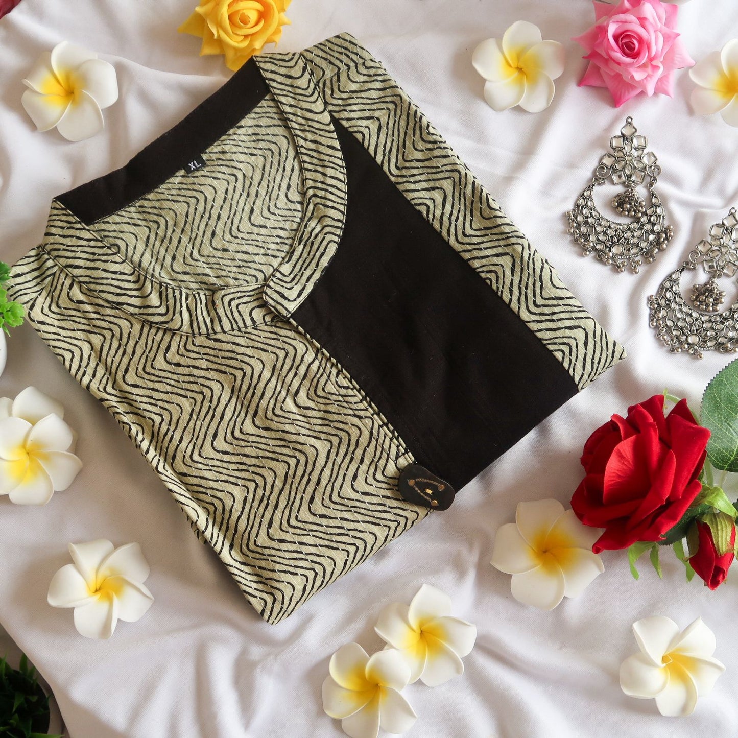 Monochrome Ash Whisper Long Kurta