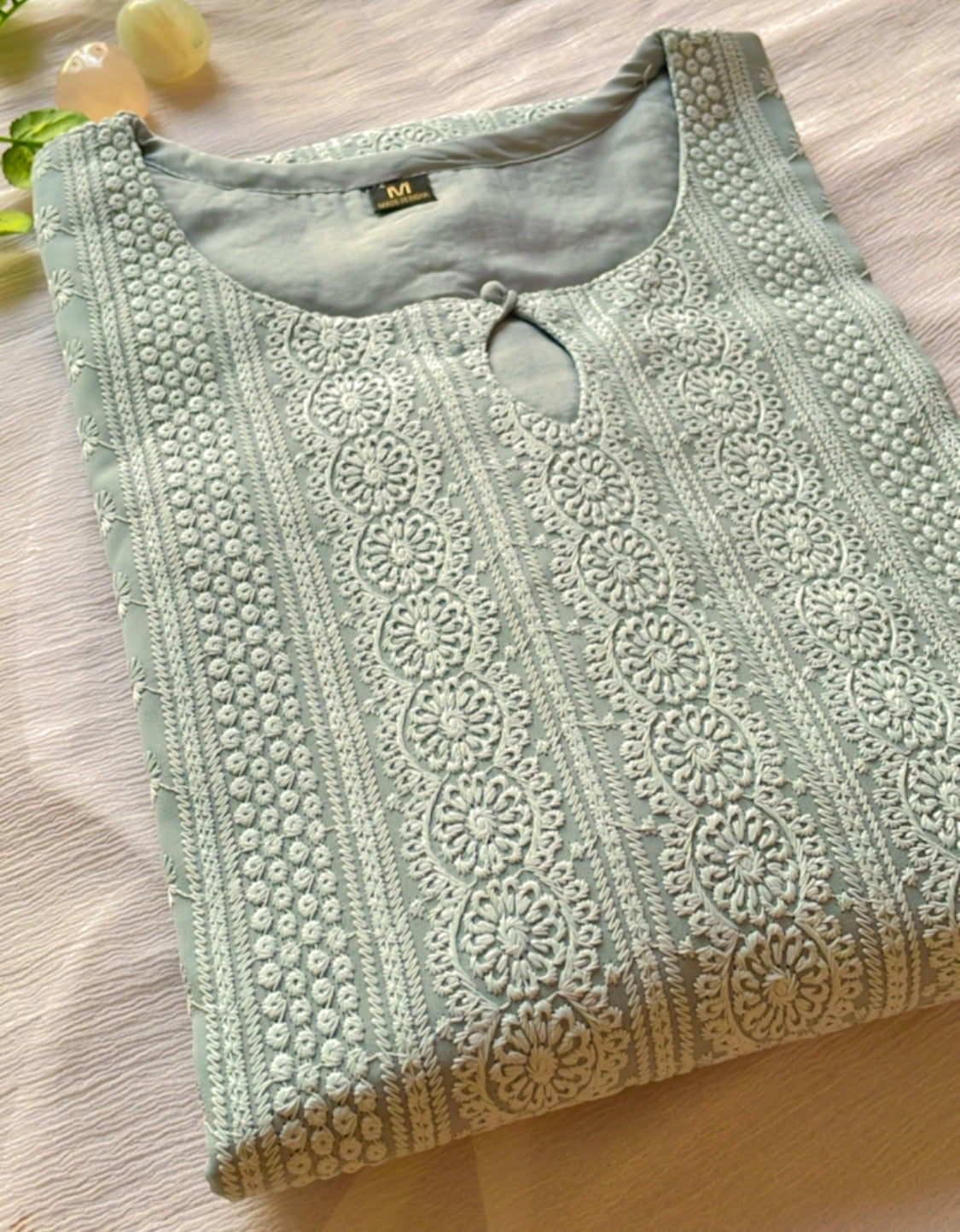 BirthdaySALE: Luxurious Slim Fit Kurta - Lavender, Steel Blue, Light Salmon