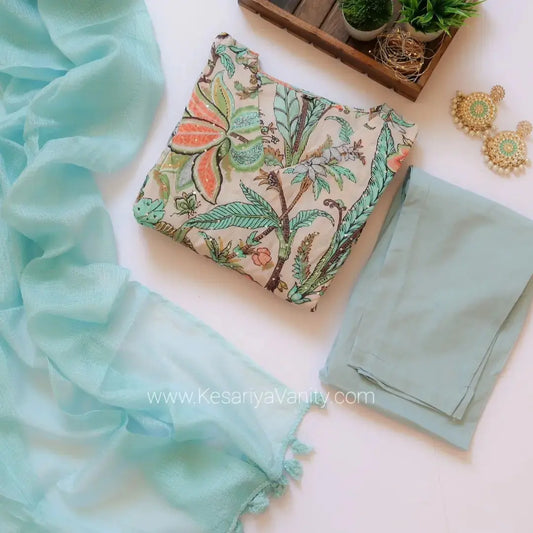 Inaayat Aasmani Floral Suit Set - EOFY SALE
