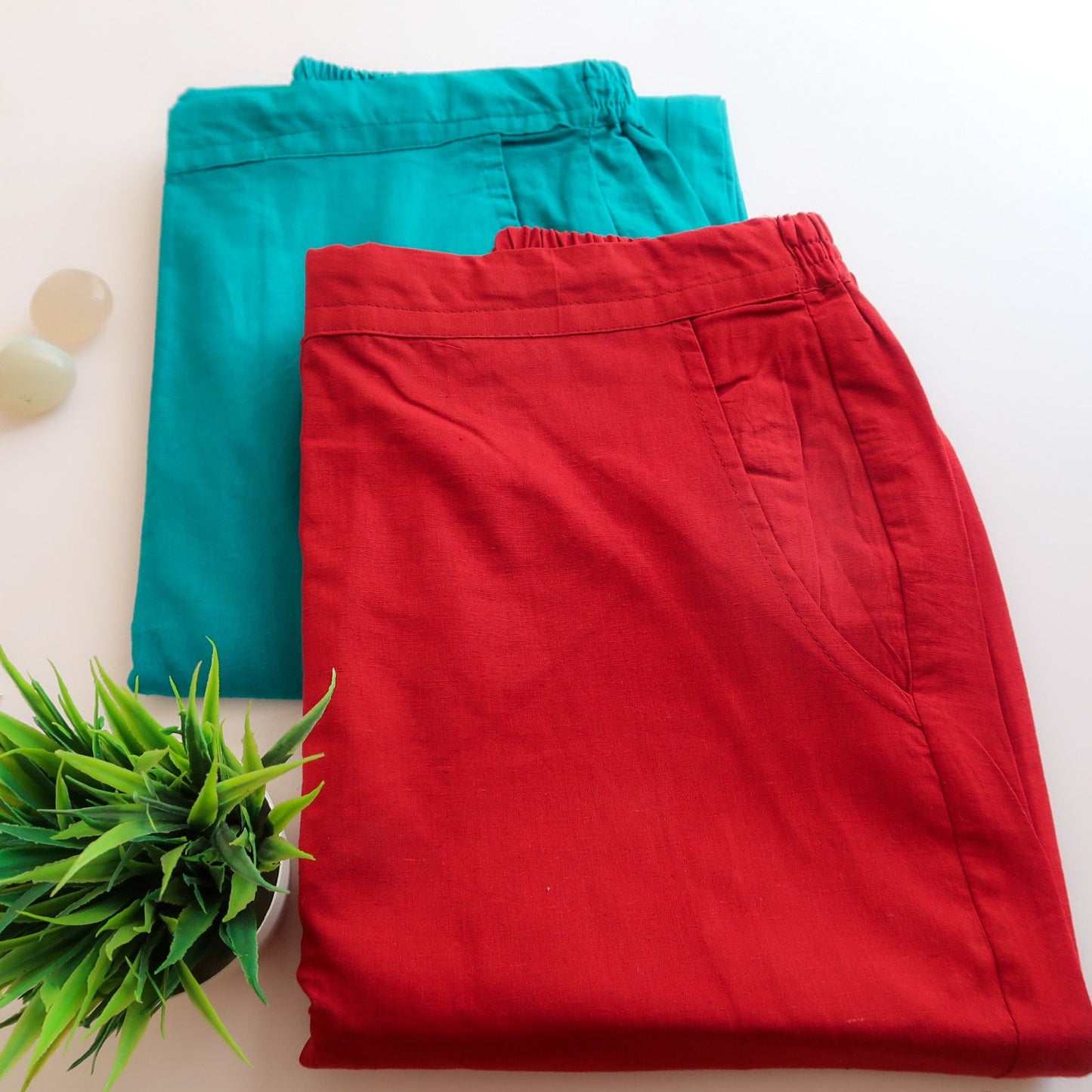 Basic Plain Cotton Pants - 11 colors : SOS