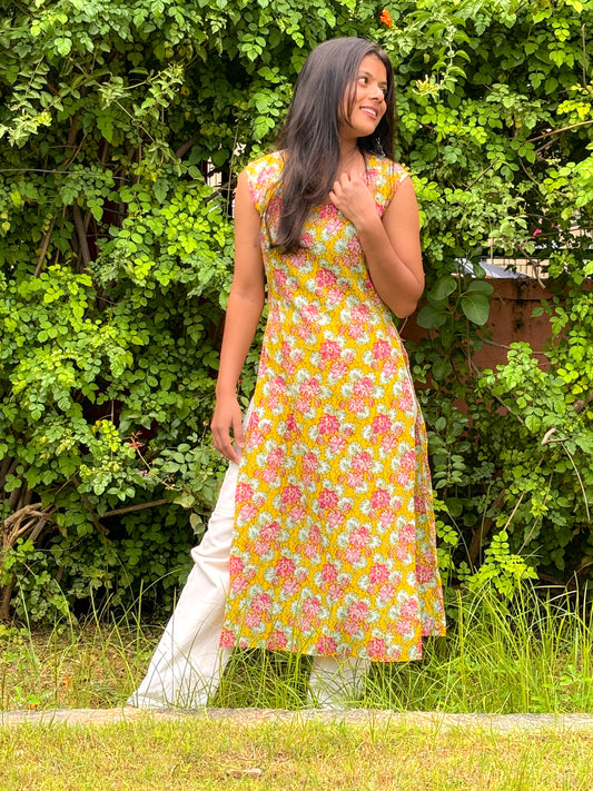 Laila floral Kurta