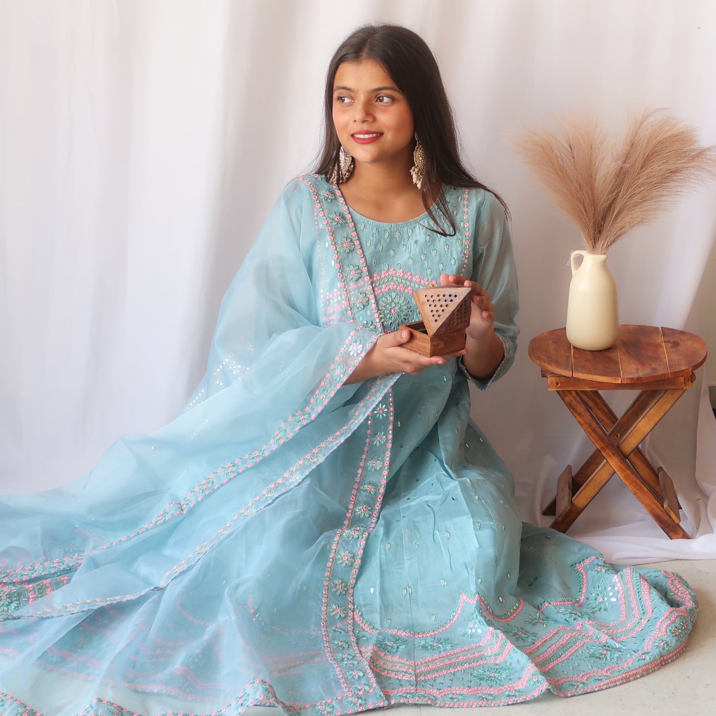 Frozen Elsa Anarkali Suit Set - Diwali Drop 2.0