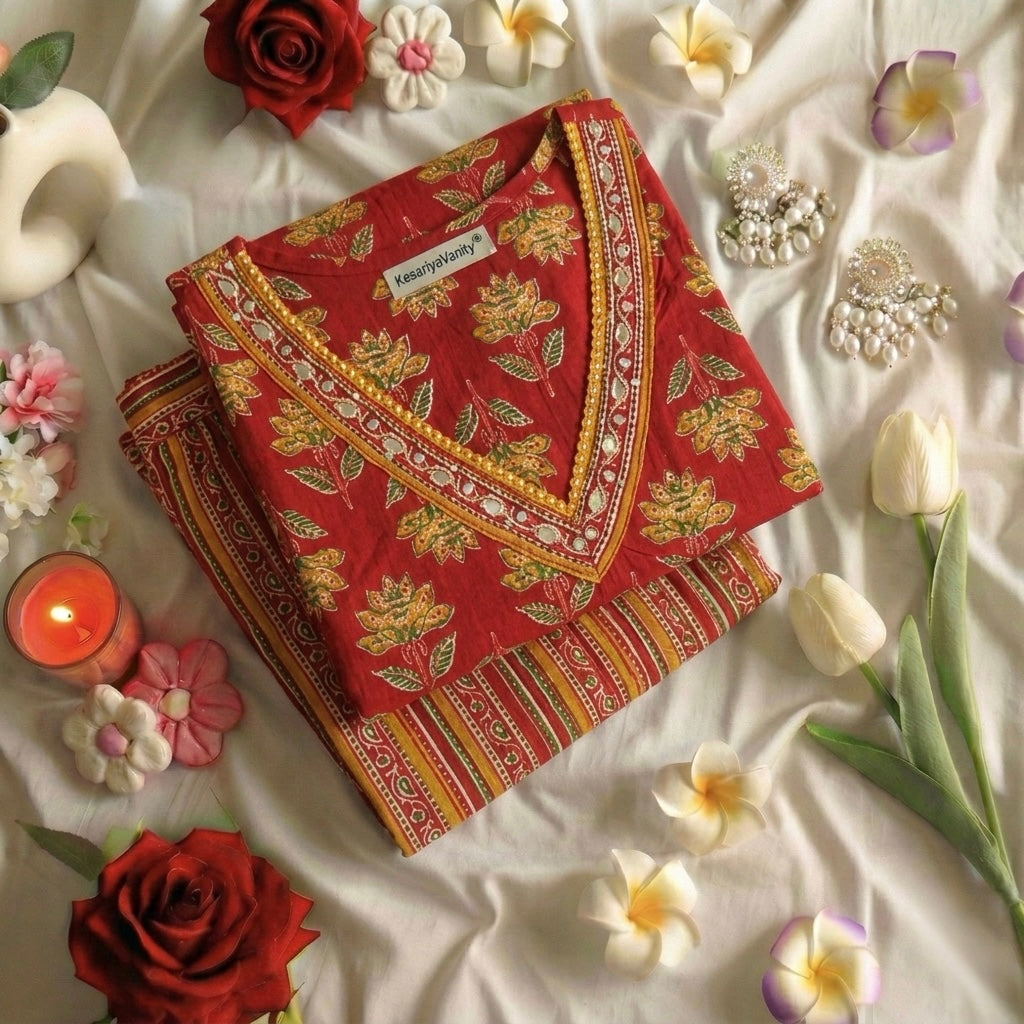Chandan Kumkum Suit Set