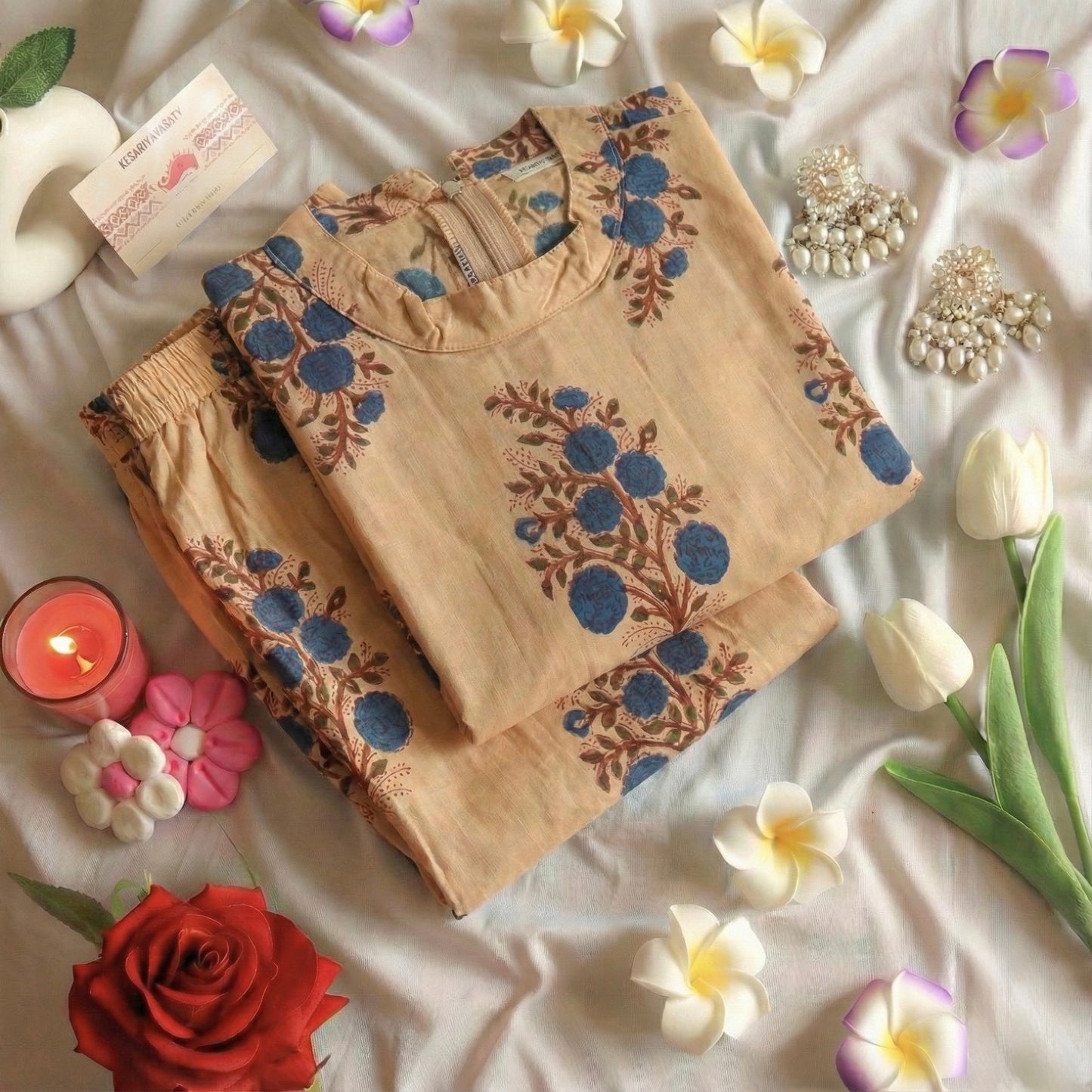 Beige Neer Suit Set - SALE