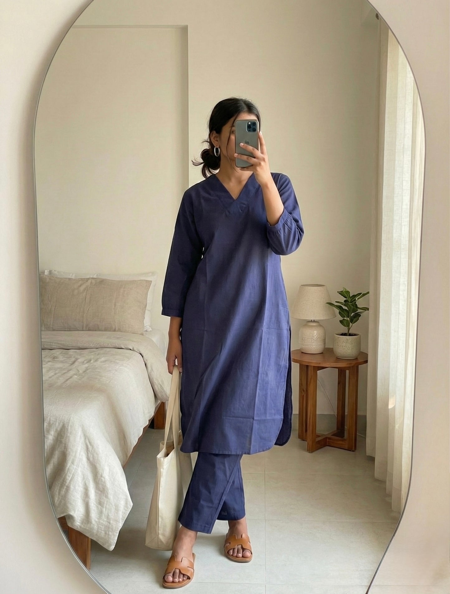 Midnight Blue Suit Set - Aaram