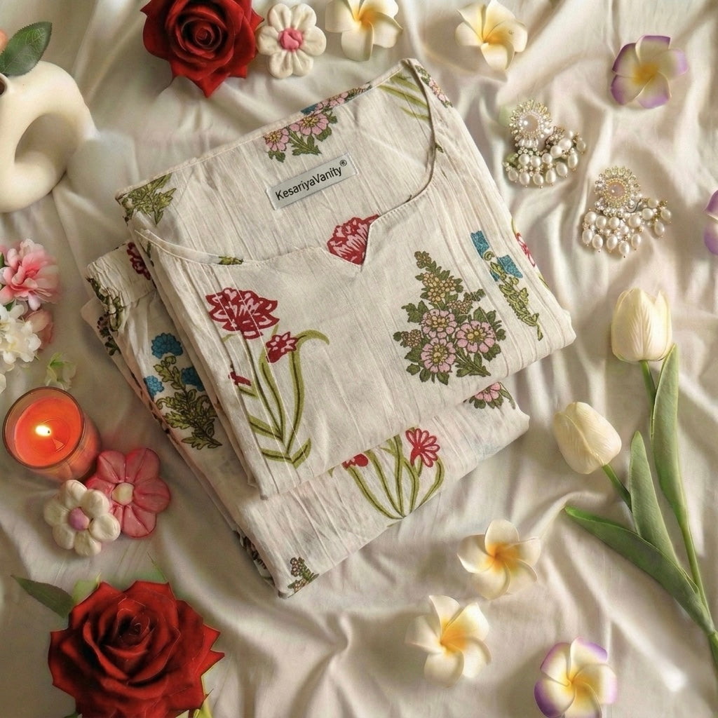 Bloom pop suit set