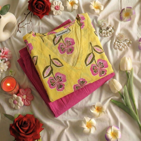 Lime Gulaab Chudidar Suit Set