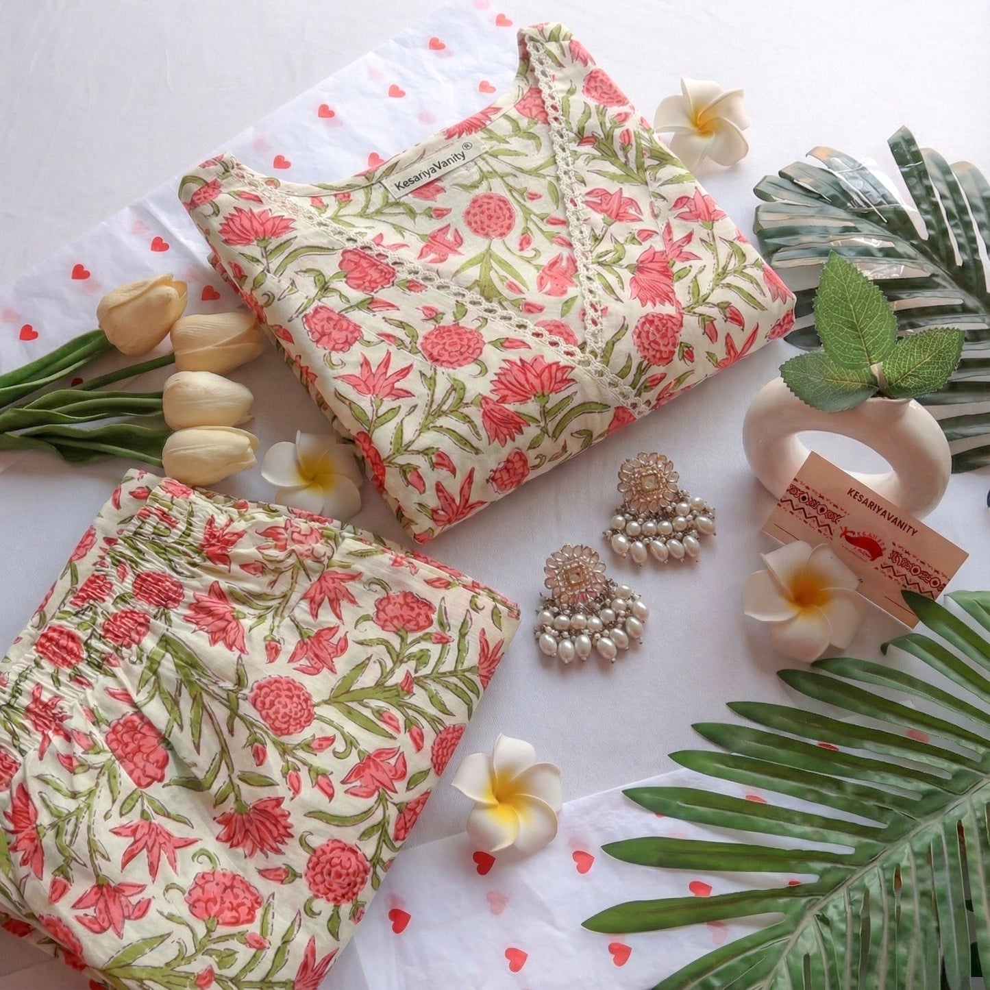 Floral Boom Suit Set - Sukoon 14.0