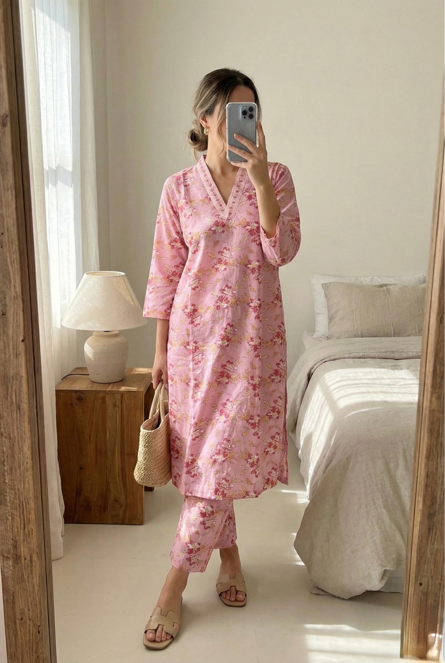 Pink Blossom Suit Set - Raahat6.0