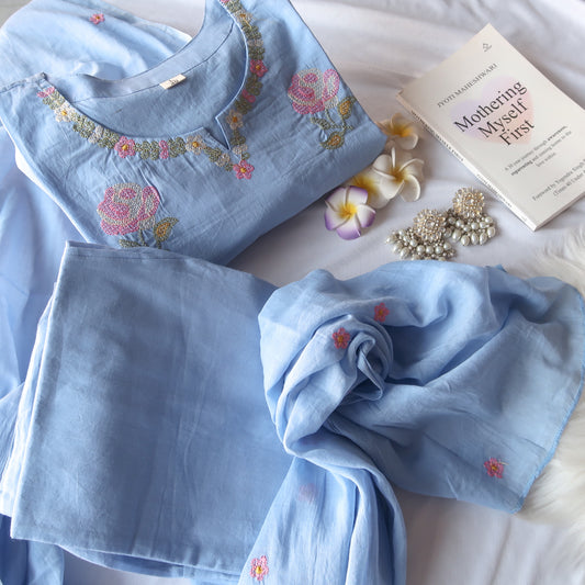 Powder Blue Suit set - phool