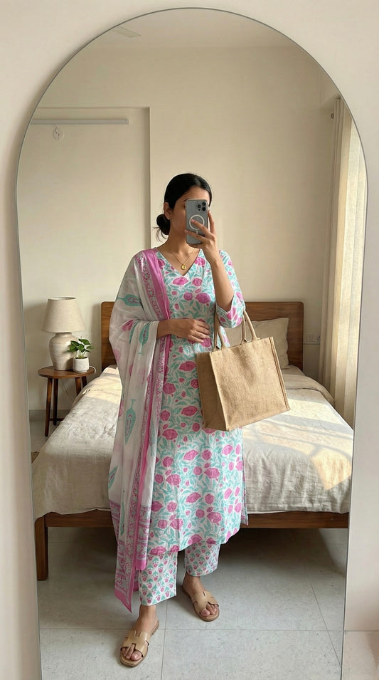 Gulabi Firoza Suit Set