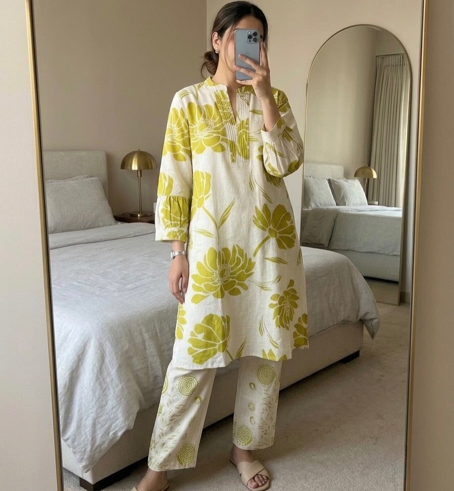 Lime fresh suit set