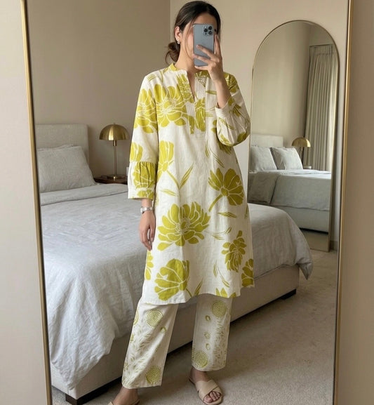 Lime fresh suit set