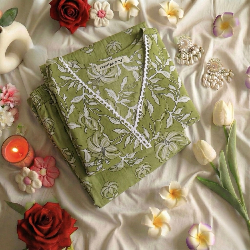 Green forest Suit Set - Sukoon 15.0