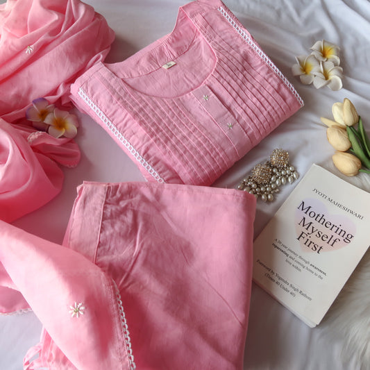 Powder pink Suit set - phool