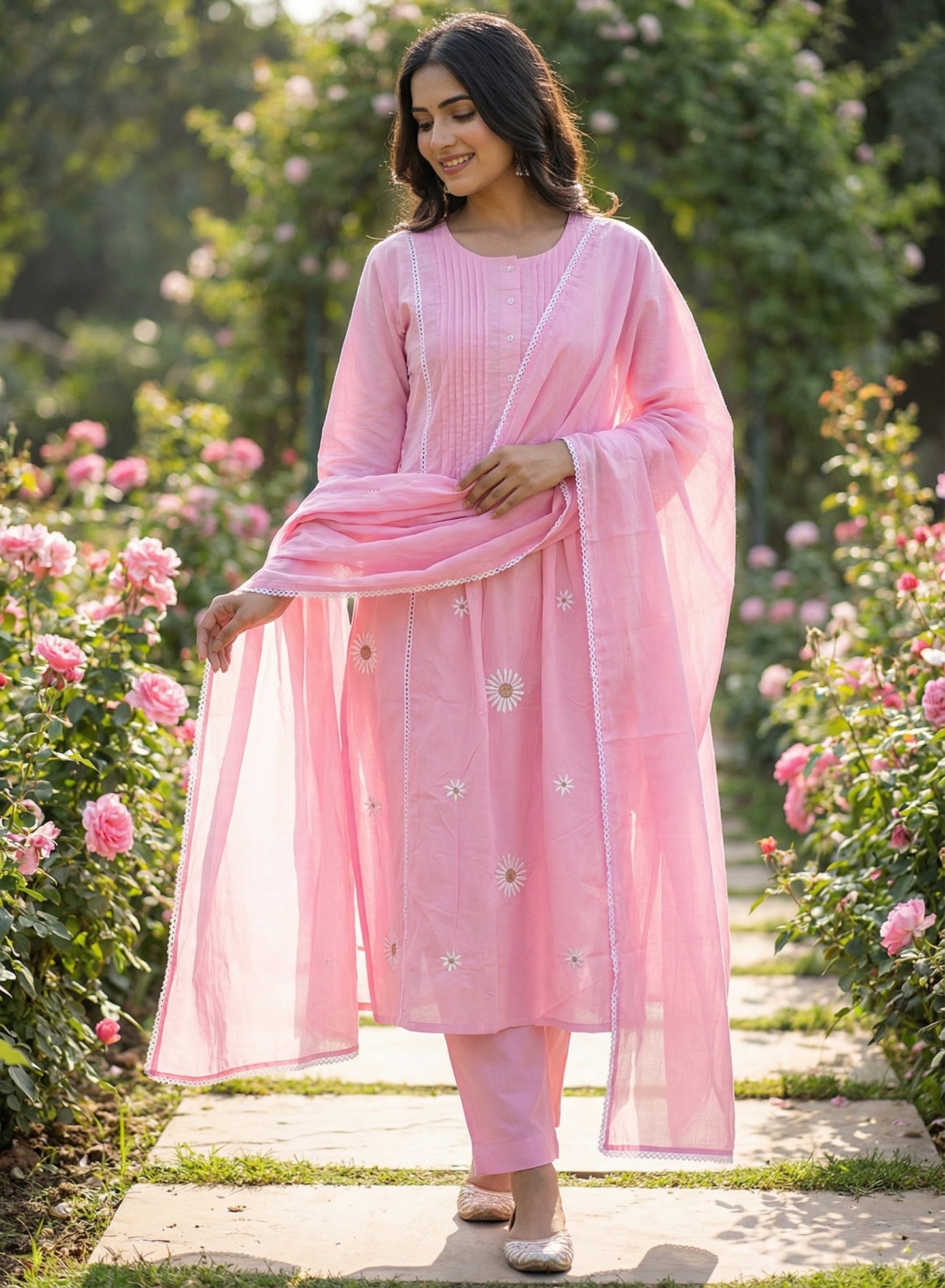 Powder pink Suit set - phool