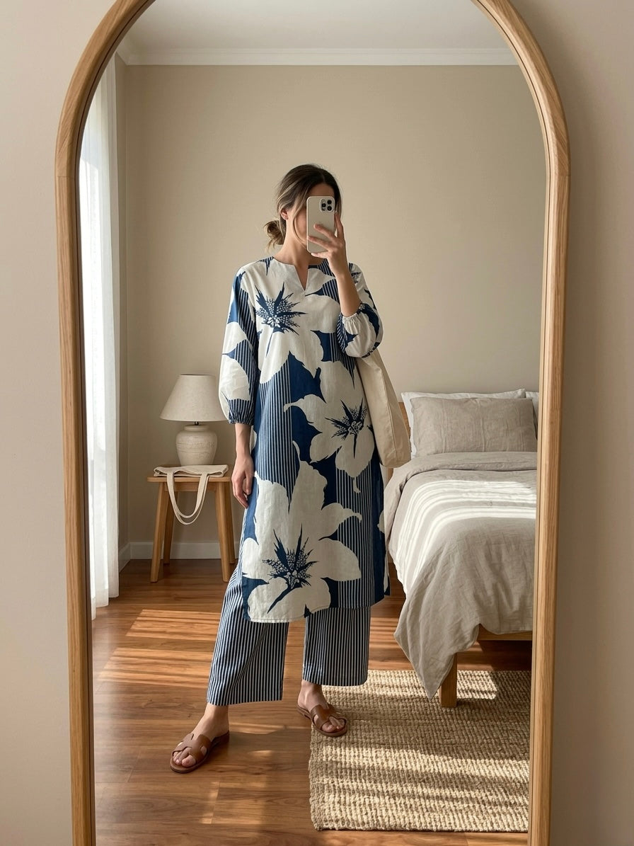 Bluebell Bliss Suit Set - Chhaav 3.0