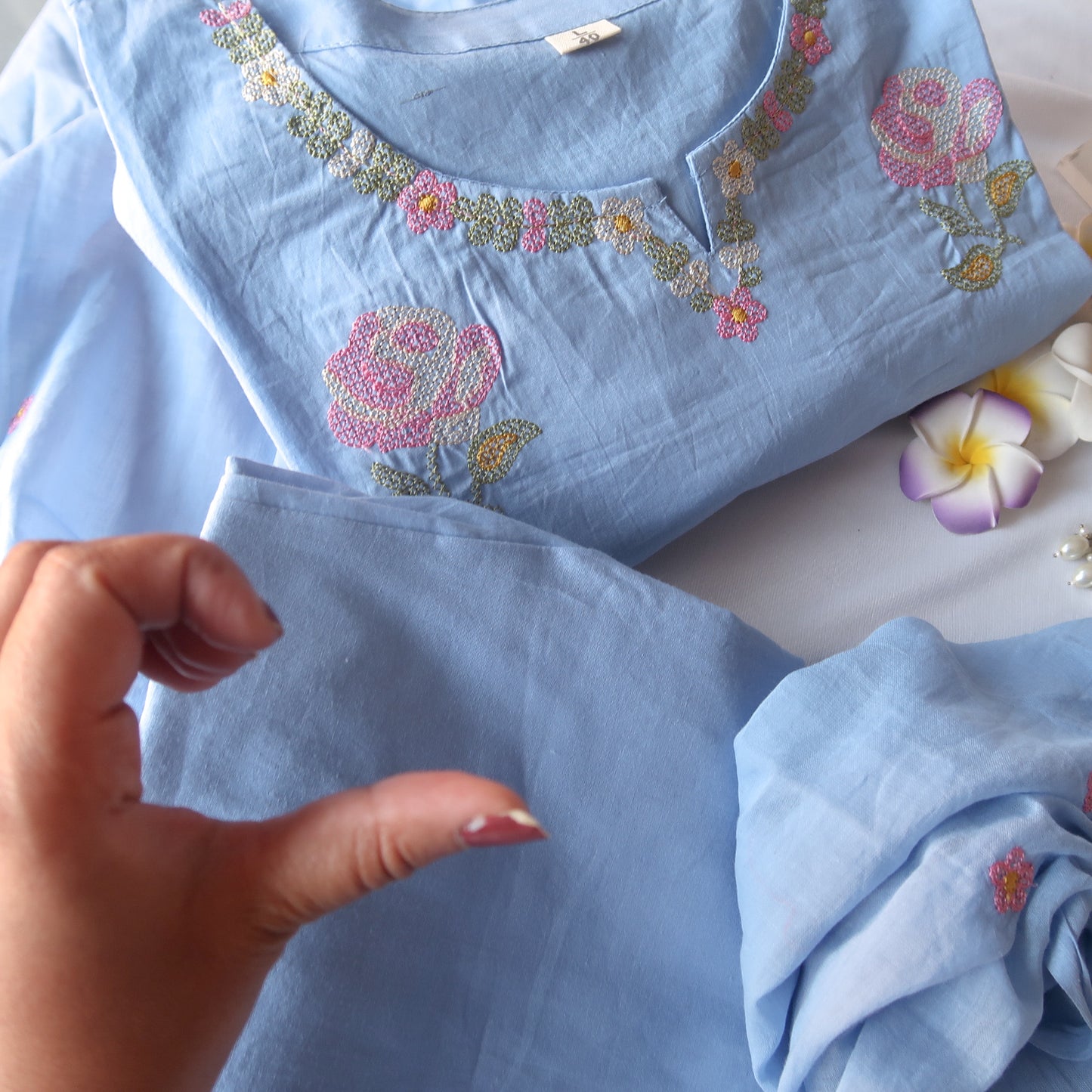 Powder Blue Suit set - phool