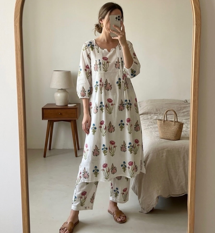 Bloom pop suit set