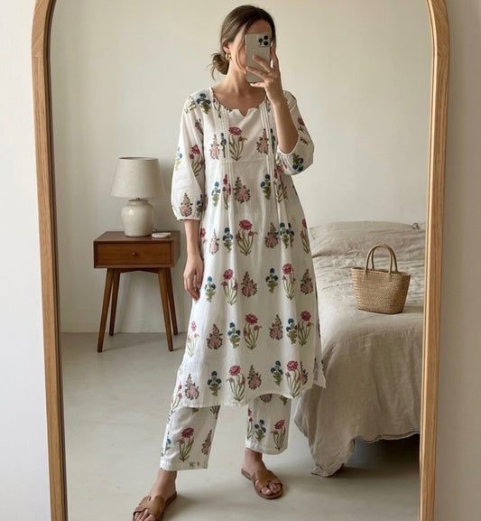Bloom pop suit set