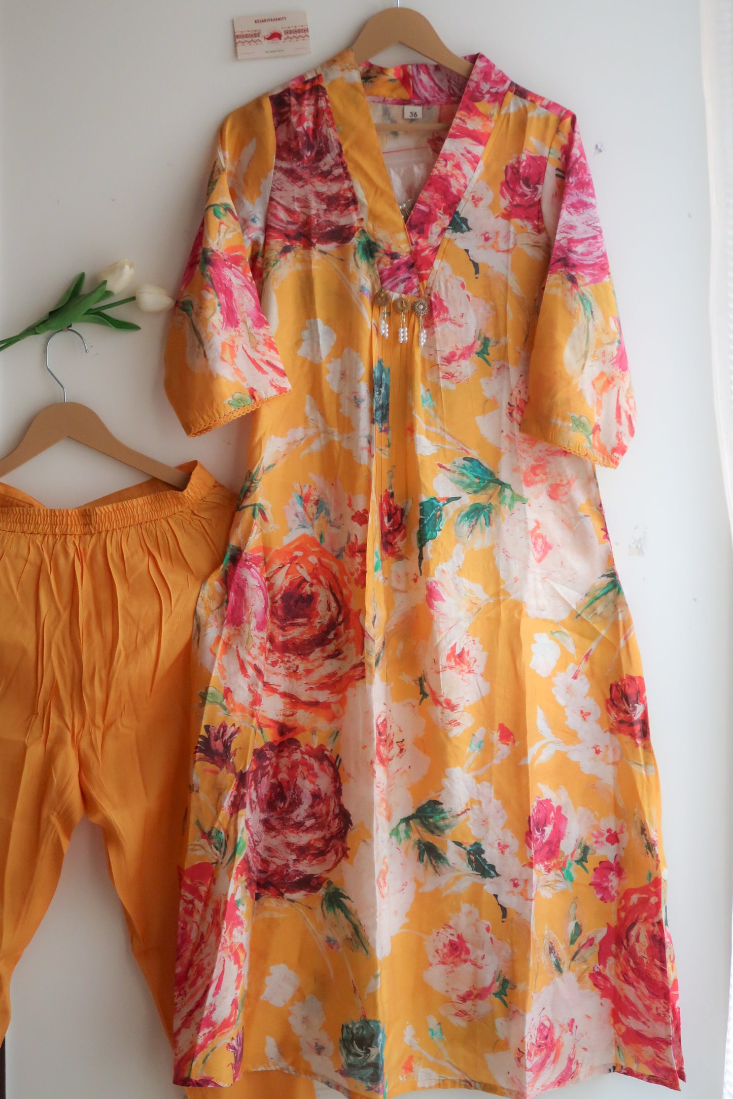 Mango Blooms Suit Set
