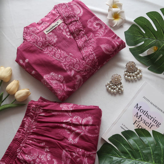 Bekaraar Burgundy Suit Set - Raahat6.0